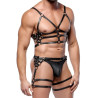 Zado Harnais En Cuir Torse et Cuisses Leatherset M/L